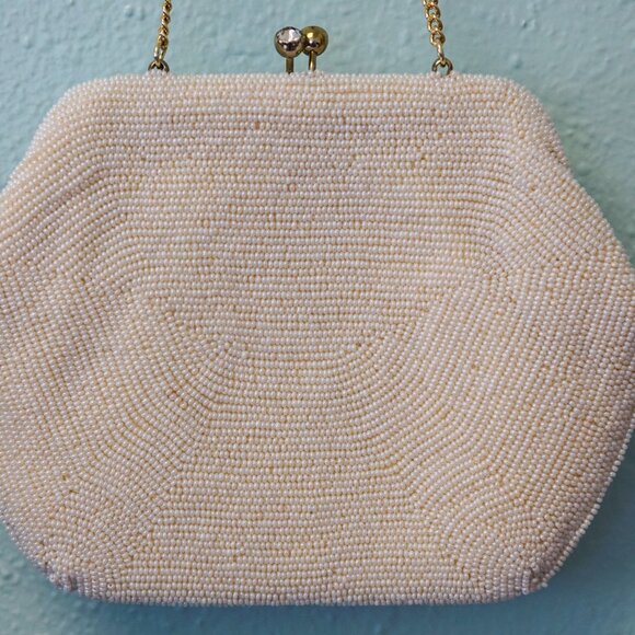 Vintage beaded evening clutch by Bags by Debbie made in Japan - Picture 3 of 5